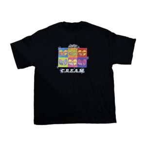 Playera Negra talla XG Color Negro Diseño "Wu-Tang Cream" Marca Bone Street
